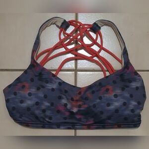 Lululemon Free To Be Wild Bra – Windy Blooms Regal Plum Multi / Alarming (6)